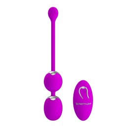 KULKI GEJSZY TRENING MIĘŚNI KEGLA WIBRUJĄCE KULKI PRETTY LOVE - WILLIE USB REMOTE CONTROL 12 FUNCTION
