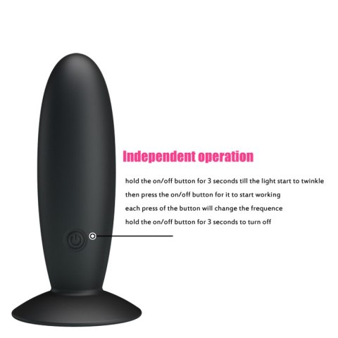 PRETTY LOVE - BUTT PLUG MASSAGER 12 FUNCTION PRETTY LOVE - BUTT PLUG MASSAGER 12 FUNCTION