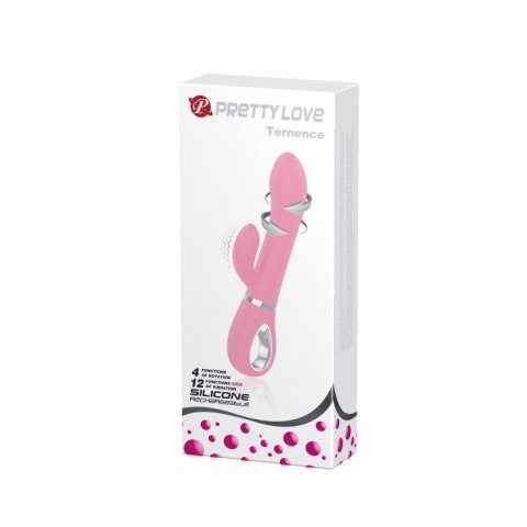 PRETTY LOVE - TERNENCE USB PINK 4 ROT. 12 VIBRATION PRETTY LOVE - TERNENCE USB PINK 4 ROT. 12 VIBRATION