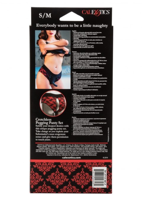 SCANDAL CROTCHLESS SET S/M SCANDAL CROTCHLESS SET S/M