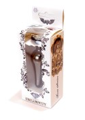 Plug-Jewellery Dark Silver BUTT PLUG- Clear