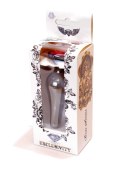 PLUG-JEWELLERY DARK SILVER BUTT PLUG- PINK