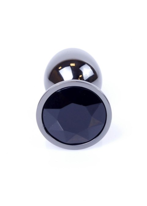 PLUG-JEWELLERY DARK SILVER PLUG- BLACK PLUG-JEWELLERY DARK SILVER PLUG- BLACK