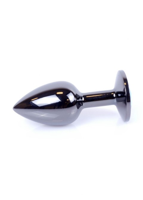 PLUG-JEWELLERY DARK SILVER PLUG- BLACK PLUG-JEWELLERY DARK SILVER PLUG- BLACK