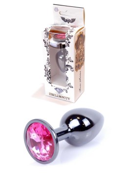 Plug-Jewellery Dark Silver PLUG- Pink
