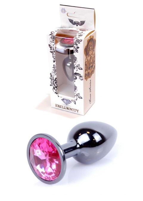 Plug-Jewellery Dark Silver PLUG- Pink Plug-Jewellery Dark Silver PLUG- Pink