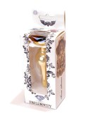 PLUG-JEWELLERY GOLD BUTT PLUG- BLACK