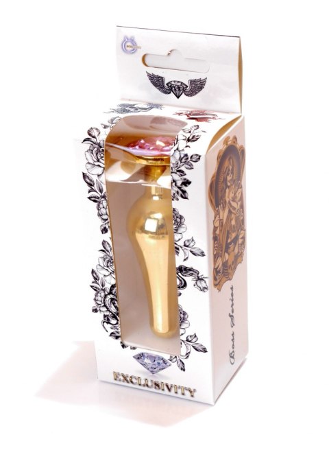 PLUG-JEWELLERY GOLD BUTT PLUG- ROSE PLUG-JEWELLERY GOLD BUTT PLUG- ROSE