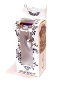 PLUG-JEWELLERY SILVER HEART PLUG- PURPLE