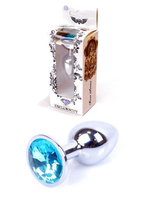 PLUG-JEWELLERY SILVER PLUG- LIGHT BLUE PLUG-JEWELLERY SILVER PLUG- LIGHT BLUE