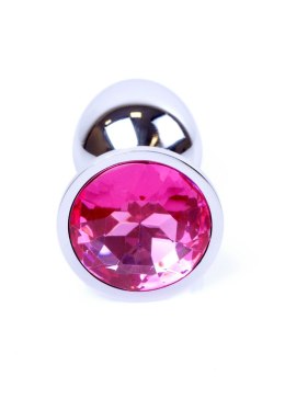 PLUG-JEWELLERY SILVER PLUG- PINK