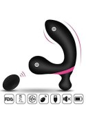 STYMULATOR-PROSTATE MASSAGER DUAL VIBRATOR USB 10 FUNCTION / REMOTE CONTROL