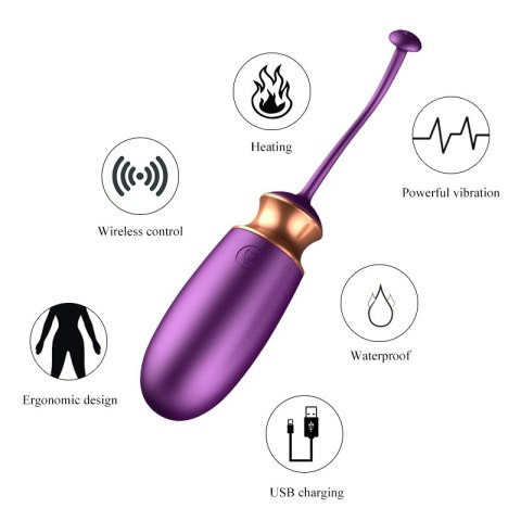 JAJKO STYMULUJĄCE JAJKO/WIBR-VIBRATING SILICONE LOVE EGG USB 10 FUNCTION / HEATING / VOICE CONTROL JAJKO STYMULUJĄCE JAJKO/WIBR-VIBRATING SILICONE LOVE EGG USB 10 FUNCTION / HEATING / VOICE CONTROL