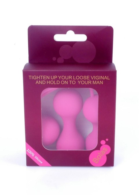 KULKI GEJSZY TRENING MIĘŚNI KEGLA KORALIKI JAJKA KULKI-SILICONE KEGAL BALLS SET - PINK KULKI GEJSZY TRENING MIĘŚNI KEGLA KORALIKI JAJKA KULKI-SILICONE KEGAL BALLS SET - PINK