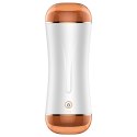 MASTURBATOR-VIBRATING MASTURBATION CUP USB 10 FUNCTION + INTERACTIVE FUNCTION / DOUBLE ENDS