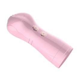 MASTURBATOR-VIBRATING AND FLASHING MASTURBATION CUP USB 7+7 FUNCTION / TALK MODE (PINK)
