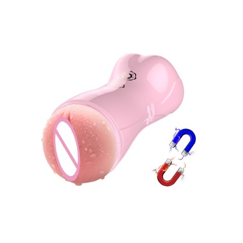 MASTURBATOR-VIBRATING AND FLASHING MASTURBATION CUP USB 7+7 FUNCTION / TALK MODE (PINK) MASTURBATOR-VIBRATING AND FLASHING MASTURBATION CUP USB 7+7 FUNCTION / TALK MODE (PINK)