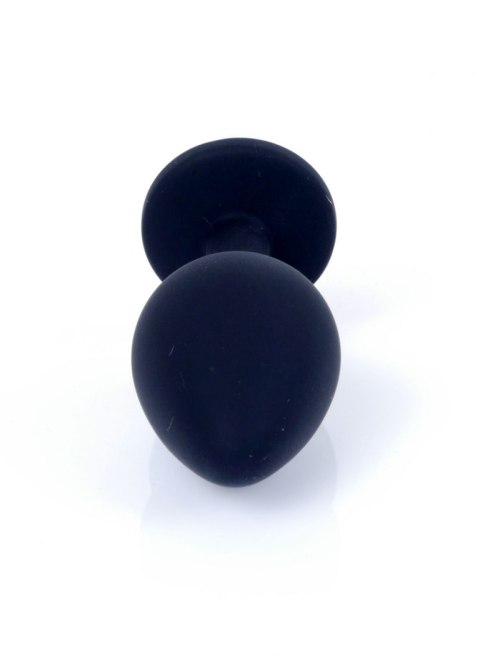 Plug-Jewellery Black Silicon PLUG Medium- Pink Diamond Plug-Jewellery Black Silicon PLUG Medium- Pink Diamond