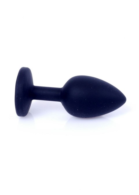 Plug-Jewellery Black Silicon PLUG Small- Pink Diamond Plug-Jewellery Black Silicon PLUG Small- Pink Diamond