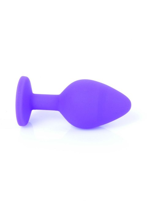 Plug-Jewellery Purple Silicon PLUG Medium- Red Diamond Plug-Jewellery Purple Silicon PLUG Medium- Red Diamond