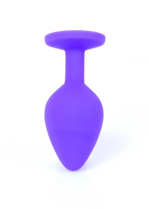 Plug-Jewellery Purple Silicon PLUG Medium- Red Diamond Plug-Jewellery Purple Silicon PLUG Medium- Red Diamond
