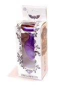 Plug-Jewellery Purple Silicon PLUG Medium- Red Diamond