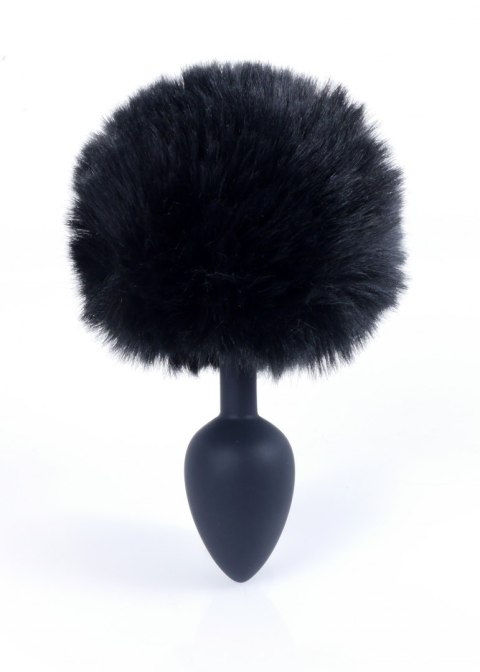 PLUG-JEWELLERY SILICON PLUG - BUNNY TAIL - BLACK PLUG-JEWELLERY SILICON PLUG - BUNNY TAIL - BLACK
