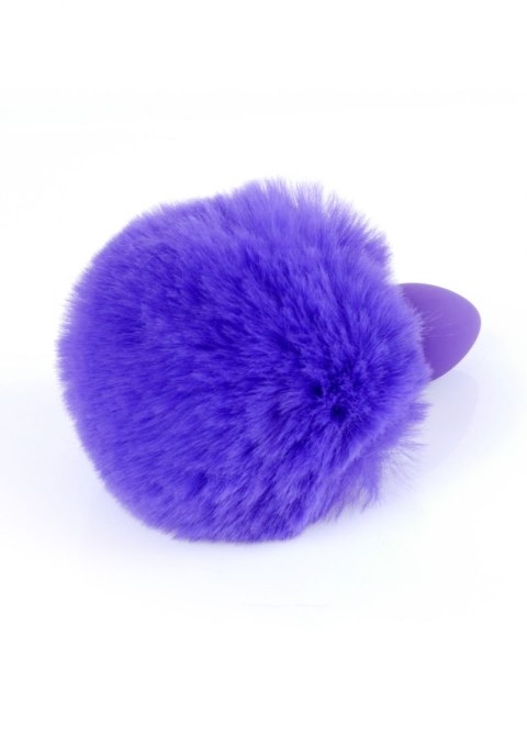 PLUG-JEWELLERY SILICON PLUG - BUNNY TAIL - PURPLE PLUG-JEWELLERY SILICON PLUG - BUNNY TAIL - PURPLE