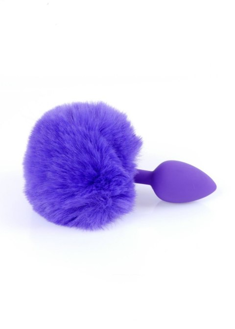 PLUG-JEWELLERY SILICON PLUG - BUNNY TAIL - PURPLE PLUG-JEWELLERY SILICON PLUG - BUNNY TAIL - PURPLE