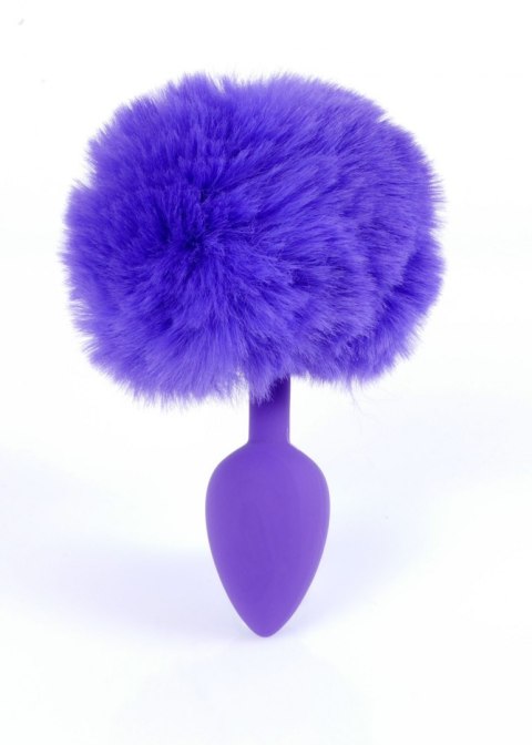 PLUG-JEWELLERY SILICON PLUG - BUNNY TAIL - PURPLE PLUG-JEWELLERY SILICON PLUG - BUNNY TAIL - PURPLE