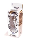 PLUG-JEWELLERY SILVER BUTT PLUG- BLACK