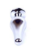 PLUG-JEWELLERY SILVER BUTT PLUG- PINK
