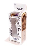Plug-Jewellery Silver BUTT PLUG- Purple