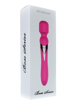 STYMULATOR-SILICONE DUAL MASSAGER PULSATOR USB 7+7 FUNCTION (PINK)