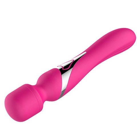 STYMULATOR-SILICONE DUAL MASSAGER PULSATOR USB 7+7 FUNCTION (PINK) STYMULATOR-SILICONE DUAL MASSAGER PULSATOR USB 7+7 FUNCTION (PINK)