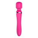 STYMULATOR-SILICONE DUAL MASSAGER PULSATOR USB 7+7 FUNCTION (PINK)