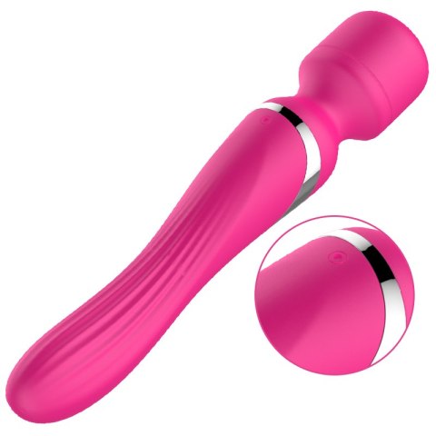 STYMULATOR-SILICONE DUAL MASSAGER PULSATOR USB 7+7 FUNCTION (PINK) STYMULATOR-SILICONE DUAL MASSAGER PULSATOR USB 7+7 FUNCTION (PINK)