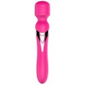 STYMULATOR-SILICONE DUAL MASSAGER PULSATOR USB 7+7 FUNCTION (PINK)