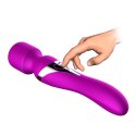 STYMULATOR-SILICONE DUAL MASSAGER USB 7+7 FUNCTION PURPLE