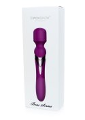 STYMULATOR-SILICONE DUAL MASSAGER USB 7+7 FUNCTION PURPLE