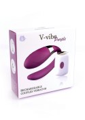 STYMULATOR-V-VIBE PURPLE USB 7 FUNCTION / REMOTE CONTROL