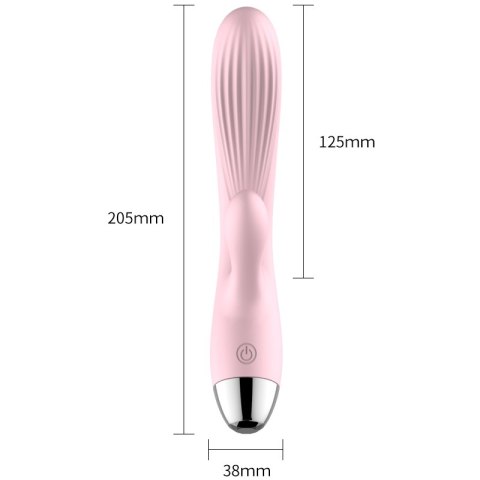 WIBRATOR-SILICONE VIBRATOR PINK USB 10 FUNCTION / HEATING WIBRATOR-SILICONE VIBRATOR PINK USB 10 FUNCTION / HEATING