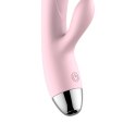 WIBRATOR-SILICONE VIBRATOR PINK USB 10 FUNCTION / HEATING