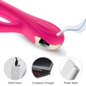 WIBRATOR-SILICONE VIBRATOR USB 7 FUNCTION + BOOSTER / HEATING