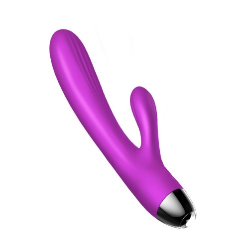 WIBRATOR-SILICONE VIBRATOR AND PULSATOR PURPLE USB 7+7 FUNCTION / HEATING WIBRATOR-SILICONE VIBRATOR AND PULSATOR PURPLE USB 7+7 FUNCTION / HEATING