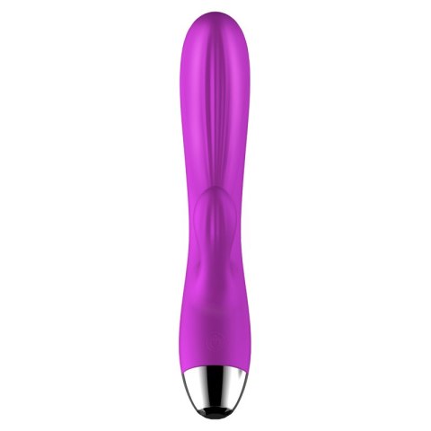 WIBRATOR-SILICONE VIBRATOR AND PULSATOR PURPLE USB 7+7 FUNCTION / HEATING WIBRATOR-SILICONE VIBRATOR AND PULSATOR PURPLE USB 7+7 FUNCTION / HEATING