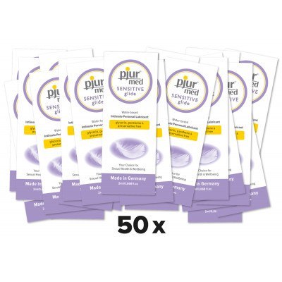 ŻEL-PJUR 2 ML-MED SENSITIVE GLIDE - 50 SZTUK ŻEL-PJUR 2 ML-MED SENSITIVE GLIDE - 50 SZTUK