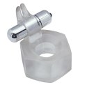 PIERŚCIEŃ EREKCYJNY SEX RING WIBRACJE STYMULATOR Anello Fallico Timeless ExaVibe (trasparente)