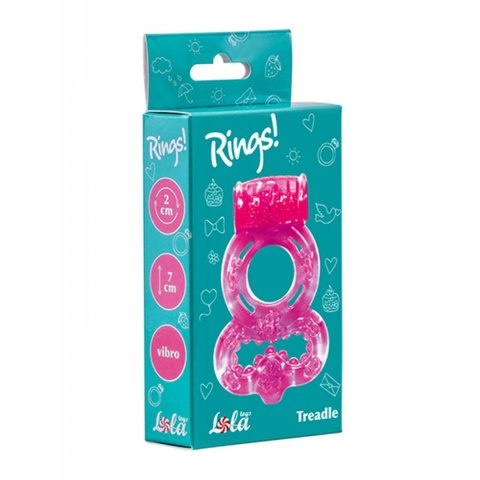 COCKRING RINGS TREADLE PINK COCKRING RINGS TREADLE PINK