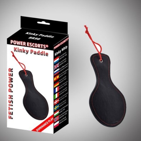 KINKY PADDLE BLACK PADDLE 17 CM X 10 CM KINKY PADDLE BLACK PADDLE 17 CM X 10 CM